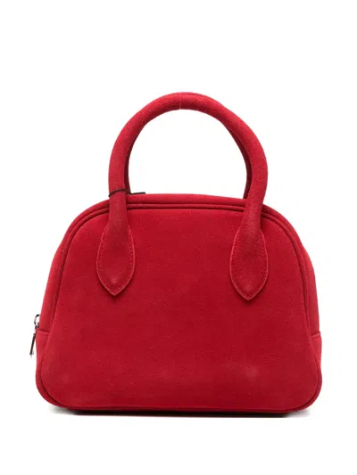 Dunst Suede Tote Bag In Red