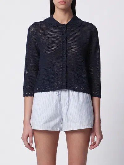Dunst Sweater Woman In Blue