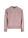 Dunst V-neck Wool Sweater In Pink