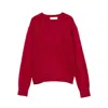 Dunst Wool Crewneck Sweater In Red