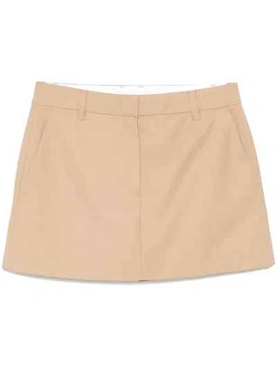 Dunst Tailored Skort In Beige