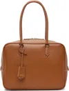 Dunst タン Classic 28 レザー バッグ In Brown