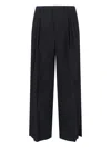 Dunst Pleated-front Trousers In Black