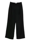 Dunst Pleated Trousers In Black