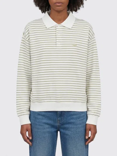Dunst Tシャツ  レディース カラー グリーン In White