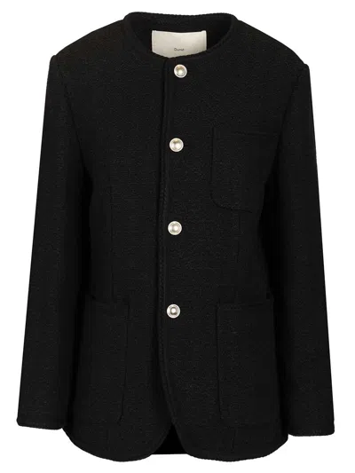 Dunst Tweed Jacket Jackets Black