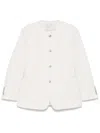 Dunst Collarless Tweed Jacket