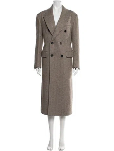 Pre-owned Dunst Tweed Pattern Coat In Neutrals