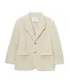 Dunst Unisex Alpaca Blazer Coat Butter Beige In Neutral