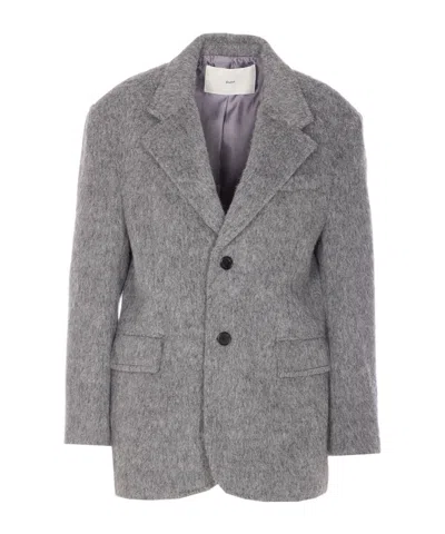 DUNST DUNST UNISEX ALPACA BLAZER COAT