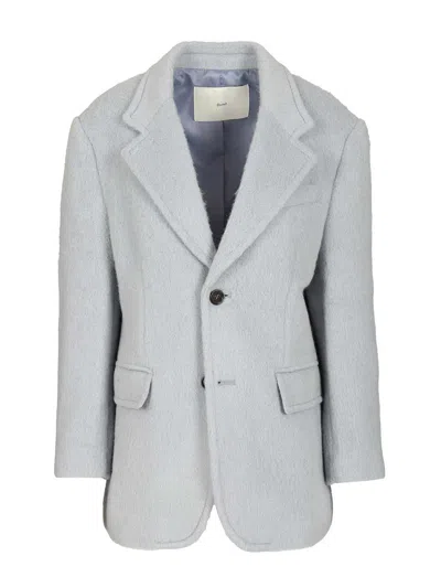 Dunst Unisex Alpaca Blazer Coat Jackets Light Blue