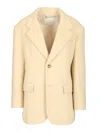 Dunst Unisex Alpaca Blazer Coat Jackets White In Neutral