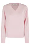 Dunst Unisex Cahsmere V Neck Sweater In Pink