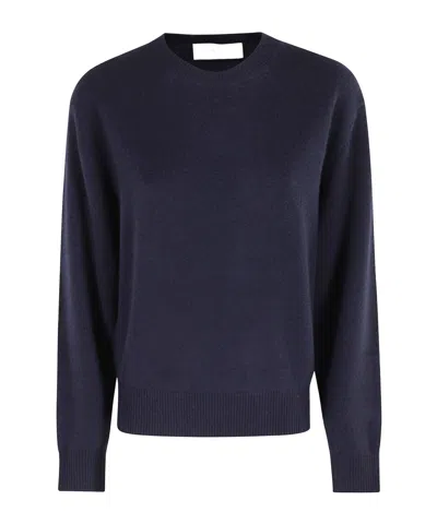 Dunst Unisex Cashmere Crewneck Sweater In Blue