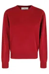 Dunst Unisex Cashmere Crewneck Sweater In Red