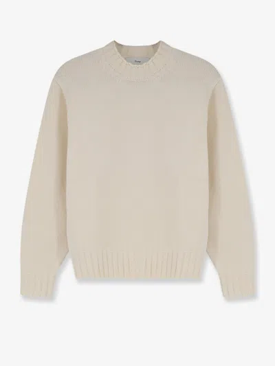 Dunst Unisex Chunky Roll Neck Sweater In Neutral
