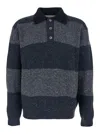 Dunst Unisex Chunky Rugby Sweater In Gray
