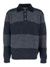 Dunst Unisex Chunky Rugby Sweater In Gray