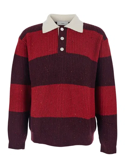 DUNST UNISEX CHUNKY RUGBY SWEATER