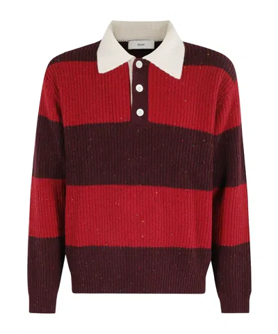 DUNST UNISEX CHUNKY RUGBY SWEATER