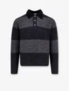 Dunst Unisex Chunky Rugby Wool Blend Sweater In Gray