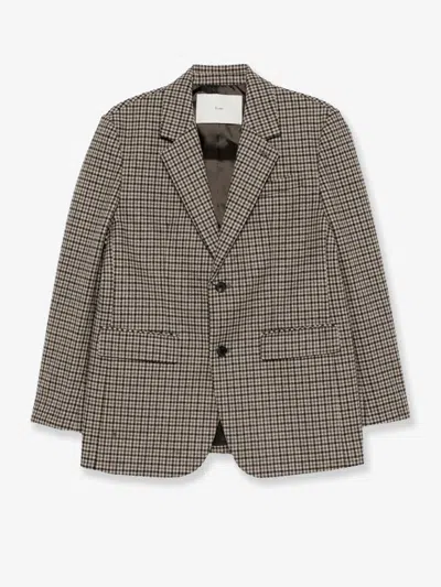 Dunst Unisex Classic Wool Blazer In Beige