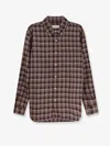 Dunst Unisex Flannel Shirt In Brown