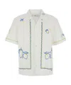 Dunst Hand Drawing Open Collared Shirt In Multi
