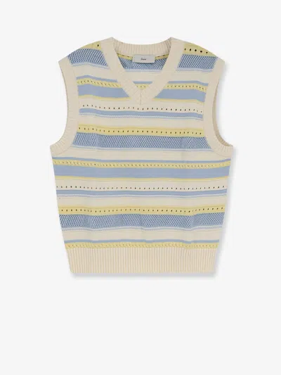 Dunst Unisex Sleeveless Cotton Sweater In Yellow