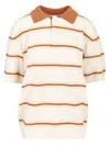 Dunst Unisex Striped Polo Knit Polo Shirt Multicolor In Multicolor