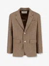 Dunst Unisex Wool Blend Blazer In Brown