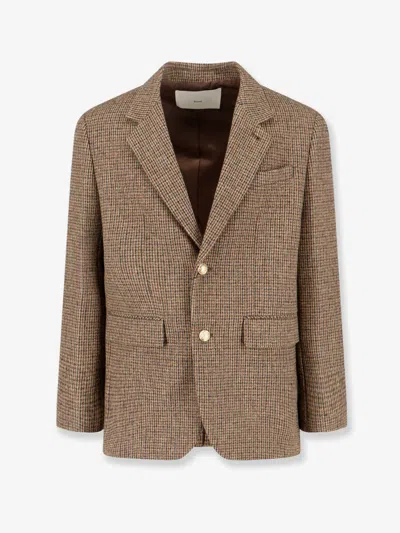 Dunst Unisex Wool Blend Blazer In Brown