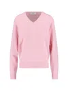 Dunst V-neck Sweater Crafted From Cashmere And Wool Blend In Pink