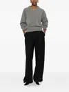 Dunst V-neck Wool Sweater In Gray