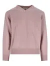 Dunst V-neck Wool Sweater In Pink