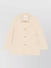 Dunst Vegan Leather Jacket Collared Front Pockets In Pink