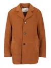 Dunst Vegan Suede Jacket Jackets Brown