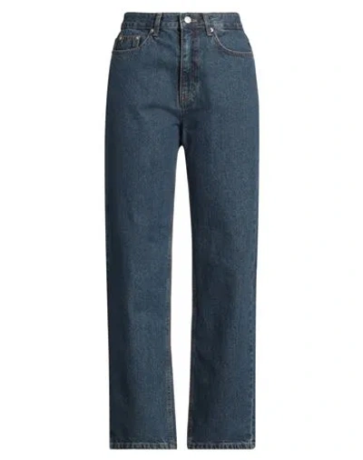 Dunst Woman Jeans Blue Size L Cotton