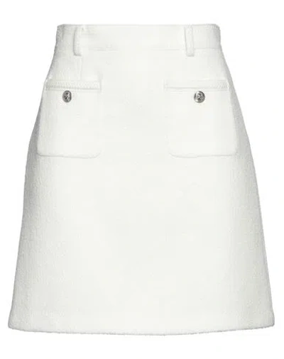 Dunst Woman Mini Skirt Ivory Size S Acrylic, Polyester, Wool In White