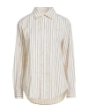 Dunst Woman Shirt Ivory Size M Cotton, Nylon, Polyurethane