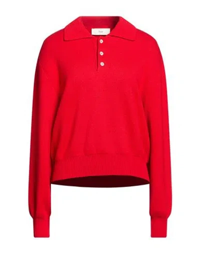 Dunst Woman Sweater Red Size M Wool, Rayon, Nylon, Cashmere