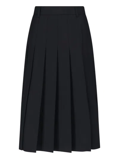Dunst Women's Polyester-rayon Skirt In Black
