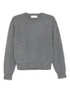 Dunst Grey Wool Crewneck Sweater In Gray