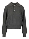 Dunst Wool And Cashmere Blend Sweater Knitwear Grey In Gray