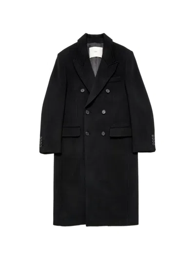 Dunst Wool And Cashmere Coat In Black