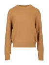 Dunst Wool And Cashmere Sweater Knitwear Beige In Brown
