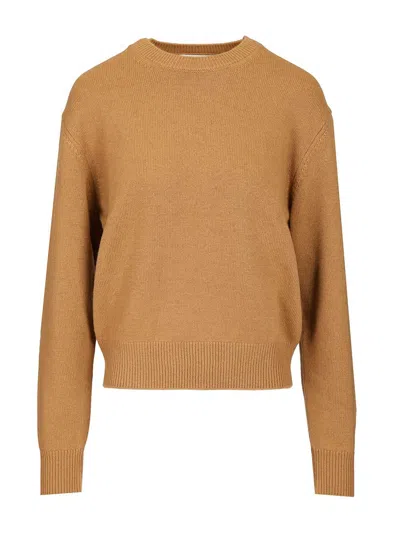Dunst Wool And Cashmere Sweater Knitwear Beige In Brown