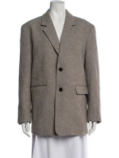 Pre-owned Dunst Wool Blazer In Neutral