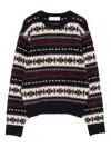 Dunst Wool Blend Crewneck Jumper In Blue