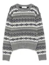 Dunst Wool Blend Crewneck Jumper In Gray